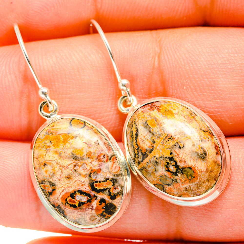 Poppy Jasper Earrings handcrafted by Ana Silver Co - EARR419881