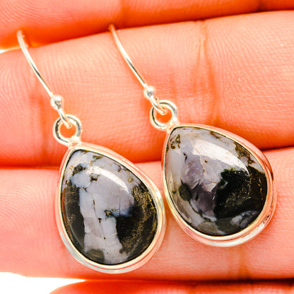 Gabbro Stone Earrings handcrafted by Ana Silver Co - EARR419882
