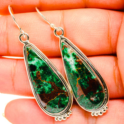Shattuckite Earrings handcrafted by Ana Silver Co - EARR419906