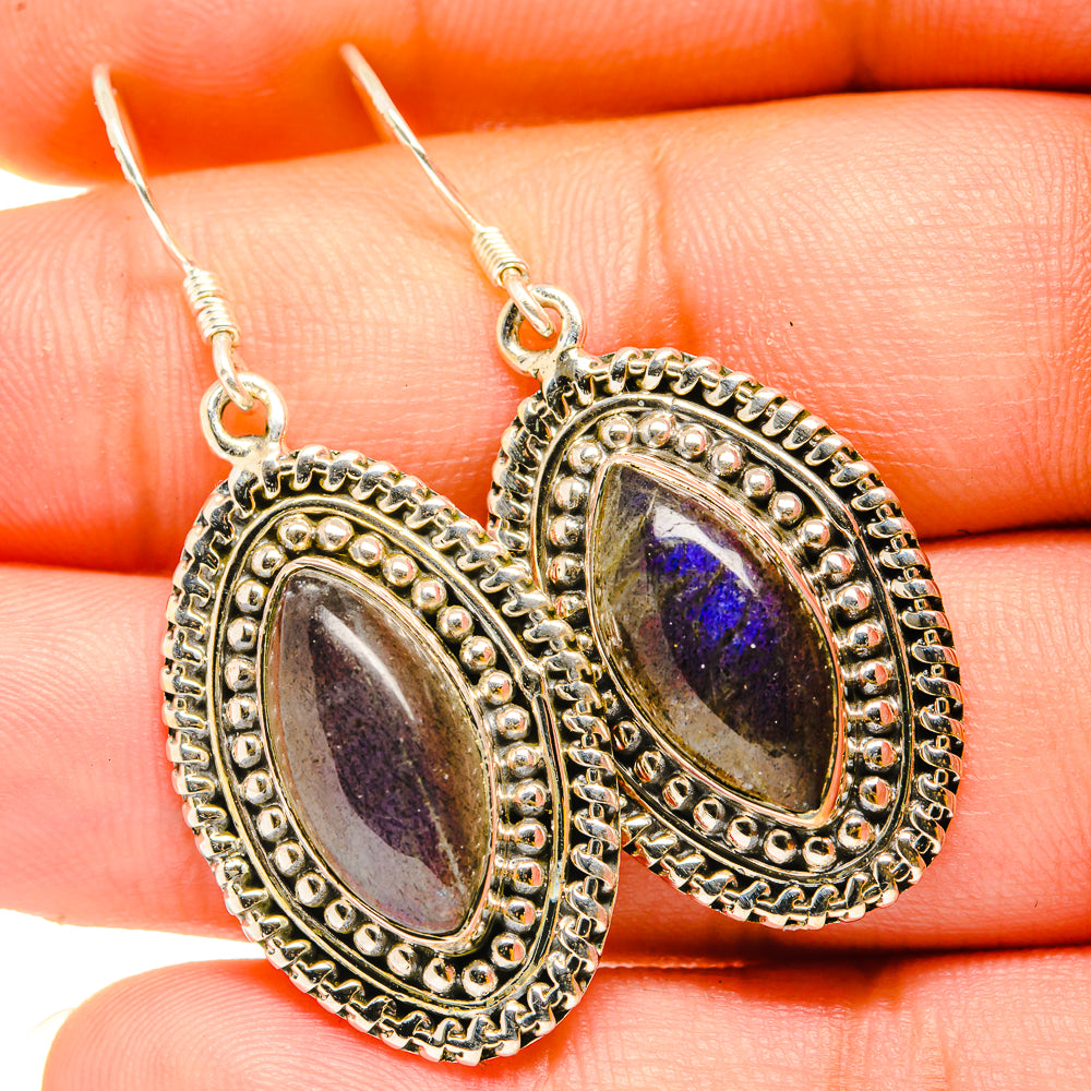 Labradorite Earrings handcrafted by Ana Silver Co - EARR419907