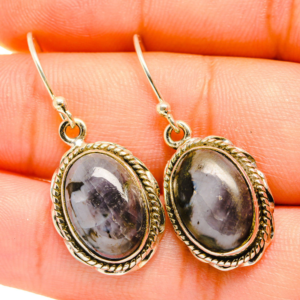 Gabbro Stone Earrings handcrafted by Ana Silver Co - EARR419909