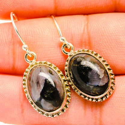 Gabbro Stone Earrings handcrafted by Ana Silver Co - EARR419912