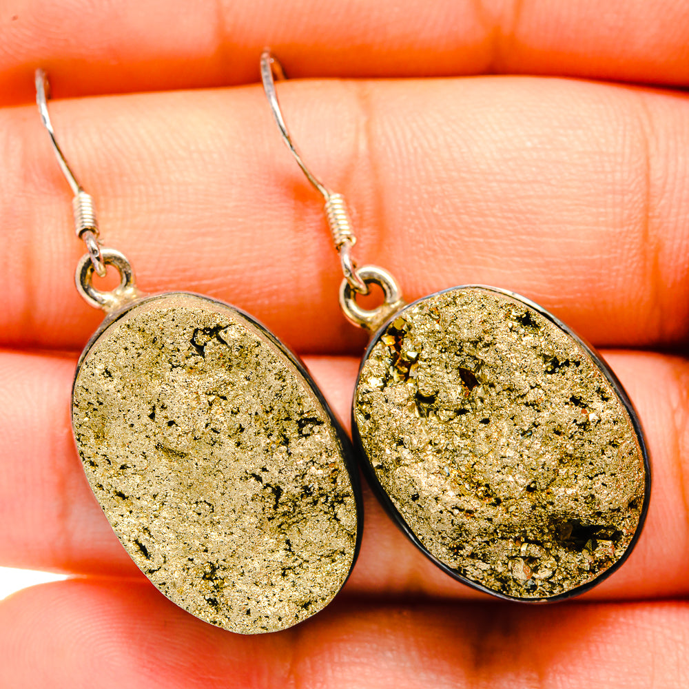 Pyrite Earrings handcrafted by Ana Silver Co - EARR419914