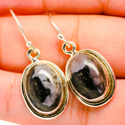 Gabbro Stone Earrings handcrafted by Ana Silver Co - EARR419915