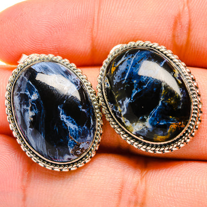 Pietersite Earrings handcrafted by Ana Silver Co - EARR419916