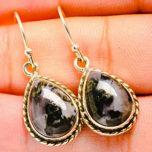 Gabbro Stone Earrings handcrafted by Ana Silver Co - EARR419923