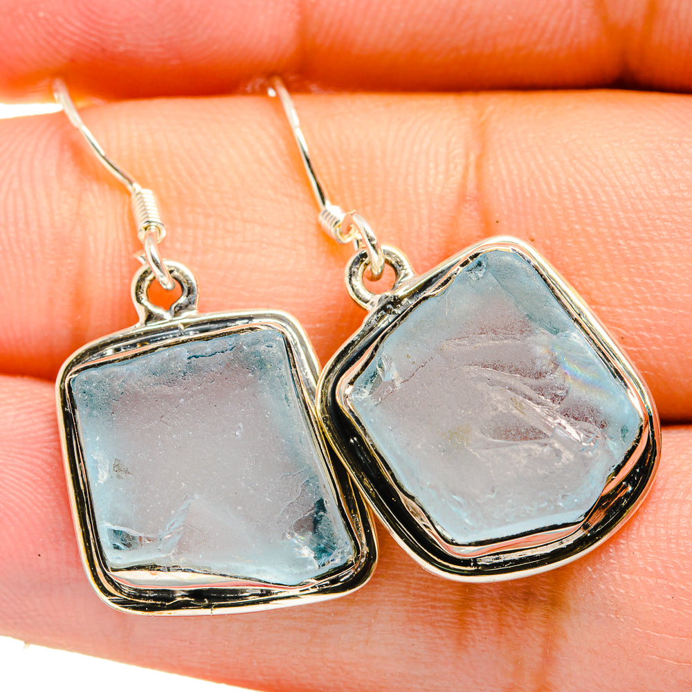 Aquamarine Earrings handcrafted by Ana Silver Co - EARR419928