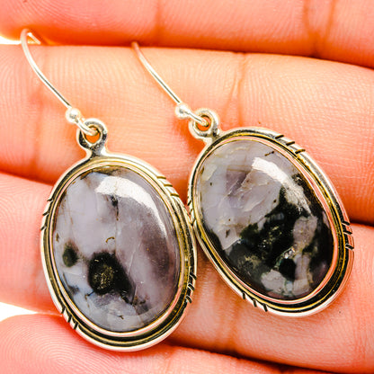 Gabbro Stone Earrings handcrafted by Ana Silver Co - EARR419932