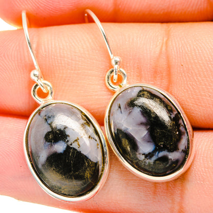 Gabbro Stone Earrings handcrafted by Ana Silver Co - EARR419933