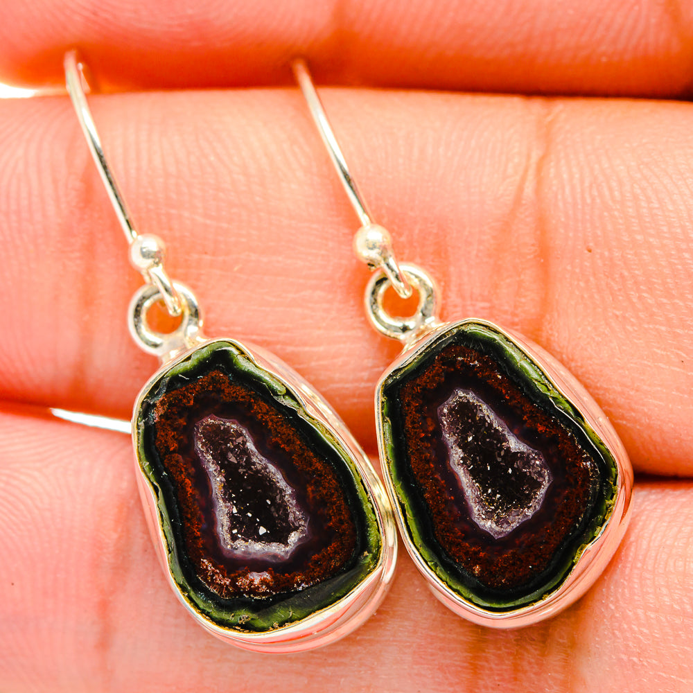 Coconut Geode Druzy Earrings handcrafted by Ana Silver Co - EARR419936