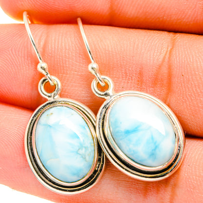 Larimar Earrings handcrafted by Ana Silver Co - EARR419941