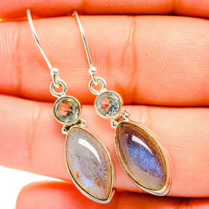 Labradorite Earrings handcrafted by Ana Silver Co - EARR419952