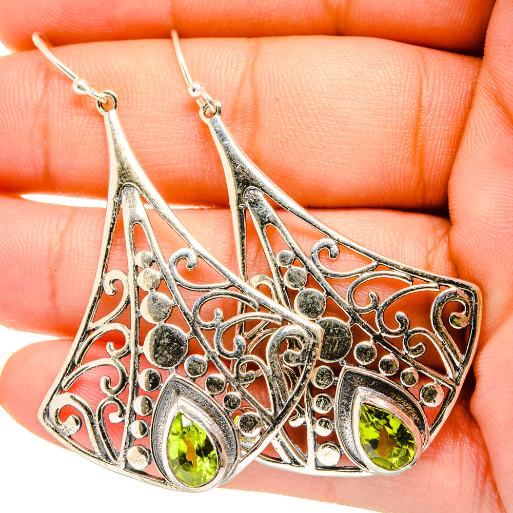 Peridot Earrings handcrafted by Ana Silver Co - EARR419962