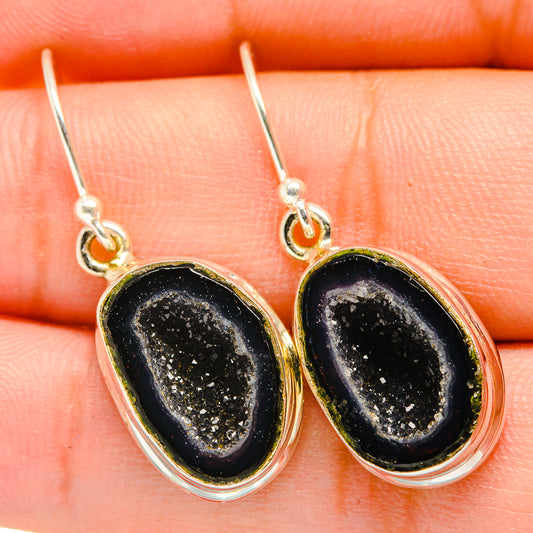 Coconut Geode Druzy Earrings handcrafted by Ana Silver Co - EARR419963