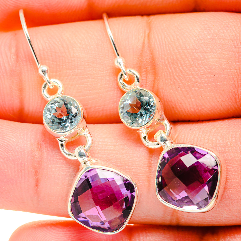 Amethyst Earrings handcrafted by Ana Silver Co - EARR419969