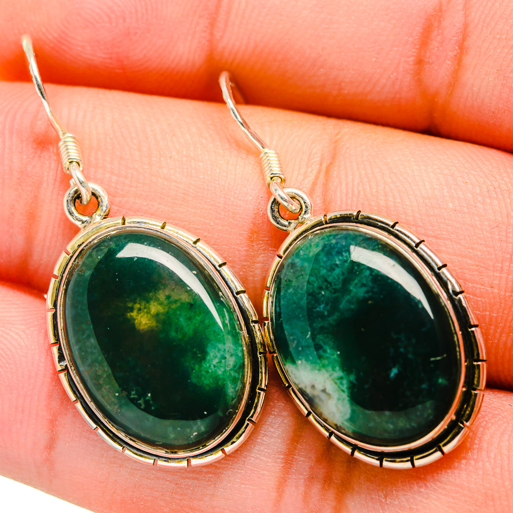 Ocean Jasper Earrings handcrafted by Ana Silver Co - EARR419975