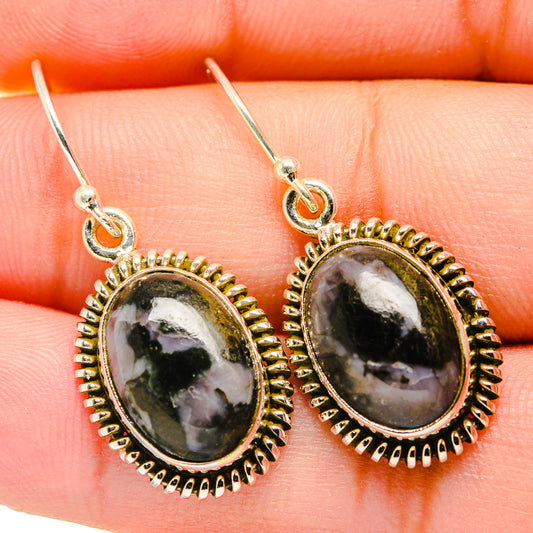 Gabbro Stone Earrings handcrafted by Ana Silver Co - EARR419976