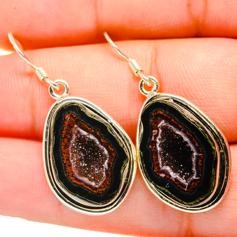 Coconut Geode Druzy Earrings handcrafted by Ana Silver Co - EARR419986
