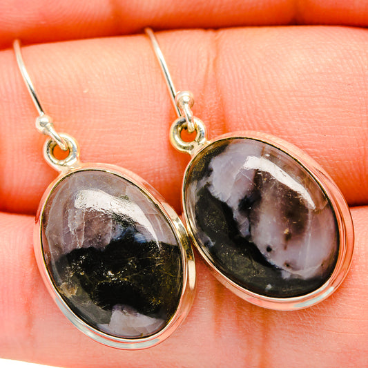 Gabbro Stone Earrings handcrafted by Ana Silver Co - EARR419988