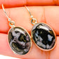 Gabbro Stone Earrings handcrafted by Ana Silver Co - EARR419993