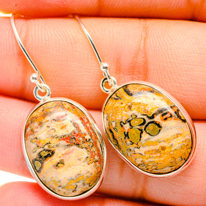 Poppy Jasper Earrings handcrafted by Ana Silver Co - EARR419995