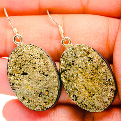 Pyrite Earrings handcrafted by Ana Silver Co - EARR420010