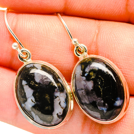 Gabbro Stone Earrings handcrafted by Ana Silver Co - EARR420018