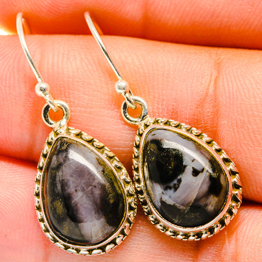 Gabbro Stone Earrings handcrafted by Ana Silver Co - EARR420034