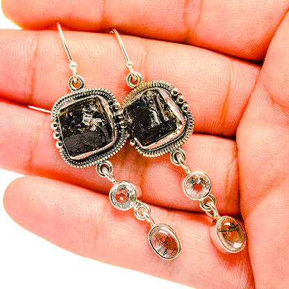 Tektite Earrings handcrafted by Ana Silver Co - EARR420049