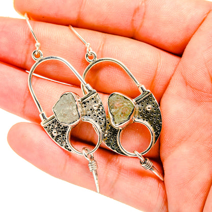 Aquamarine Earrings handcrafted by Ana Silver Co - EARR420058