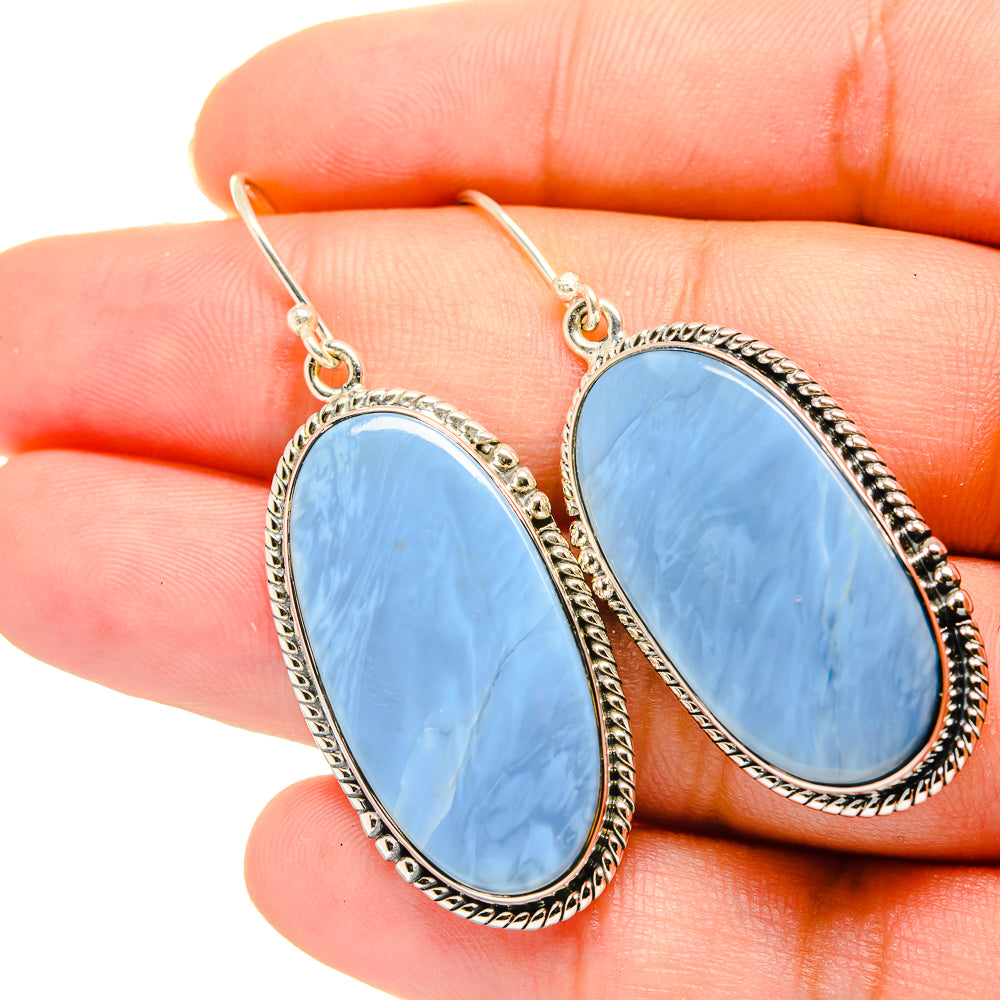 Owyhee Opal Earrings handcrafted by Ana Silver Co - EARR420066