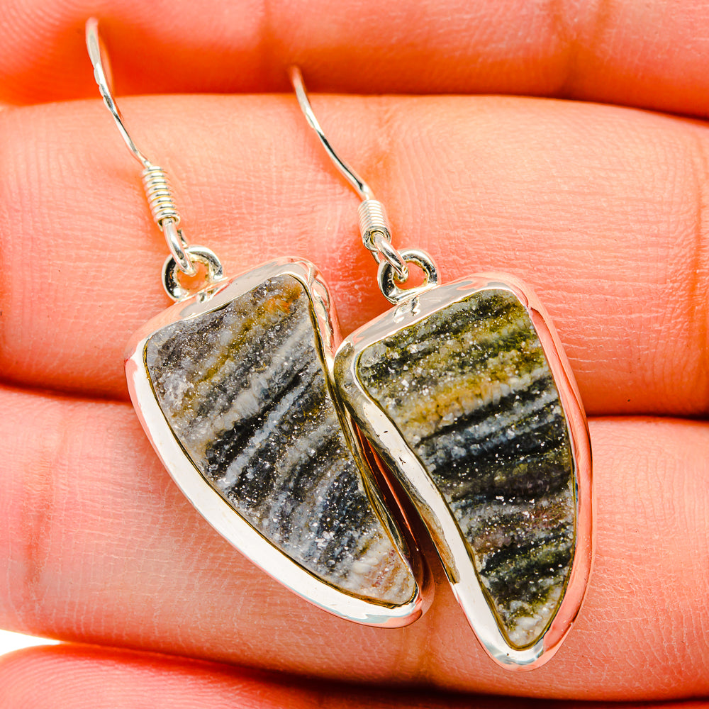 Desert Druzy Earrings handcrafted by Ana Silver Co - EARR420083