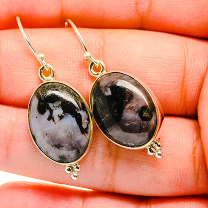 Gabbro Stone Earrings handcrafted by Ana Silver Co - EARR420088