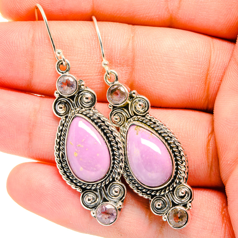 Phosphosiderite Earrings handcrafted by Ana Silver Co - EARR420100