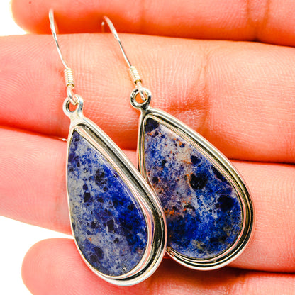 Sodalite Earrings handcrafted by Ana Silver Co - EARR420114