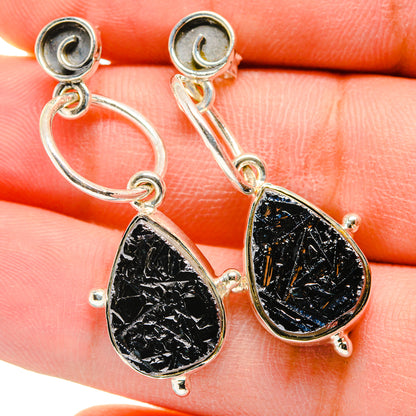 Tektite Earrings handcrafted by Ana Silver Co - EARR420117