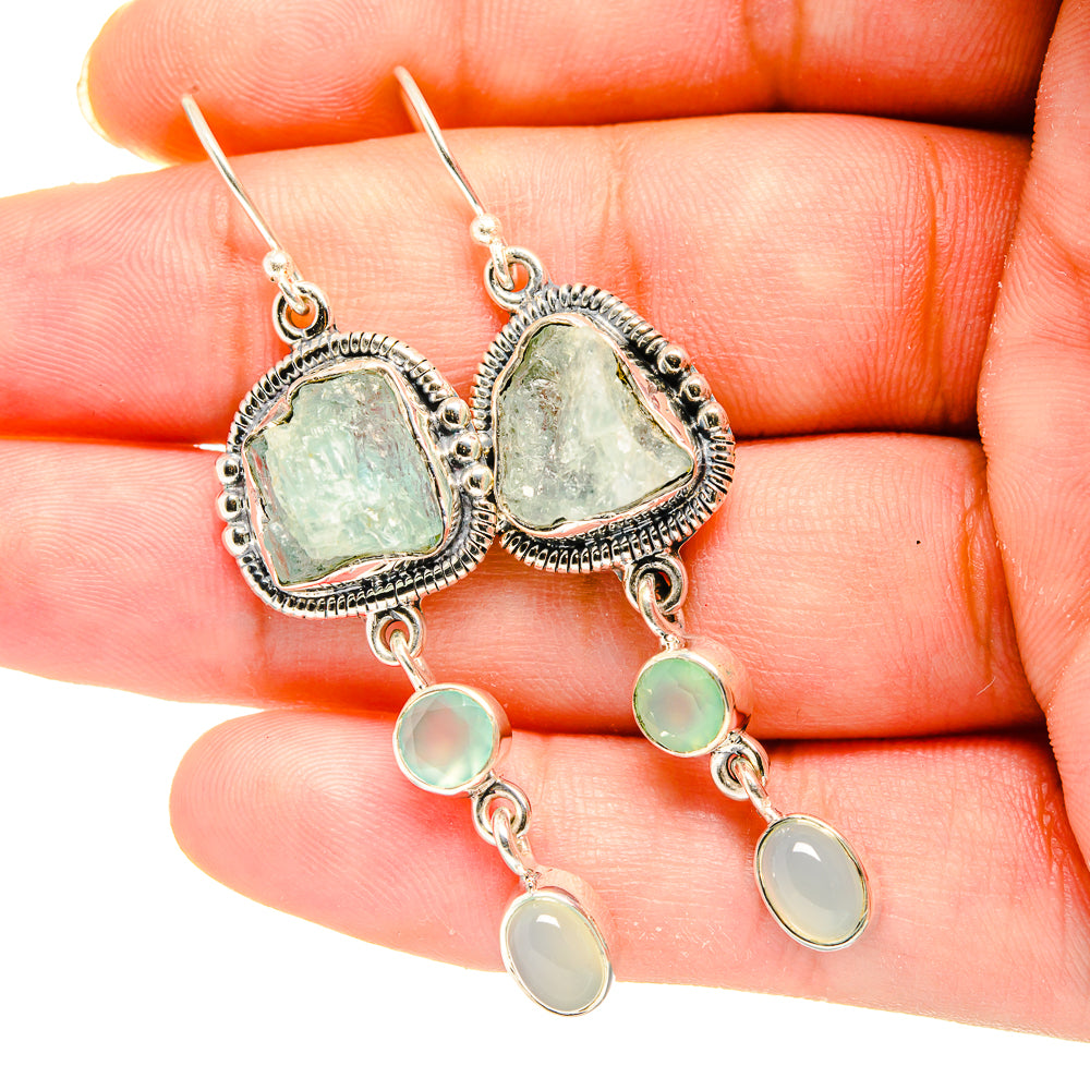 Aquamarine Earrings handcrafted by Ana Silver Co - EARR420125