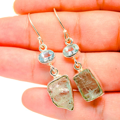 Aquamarine Earrings handcrafted by Ana Silver Co - EARR420133