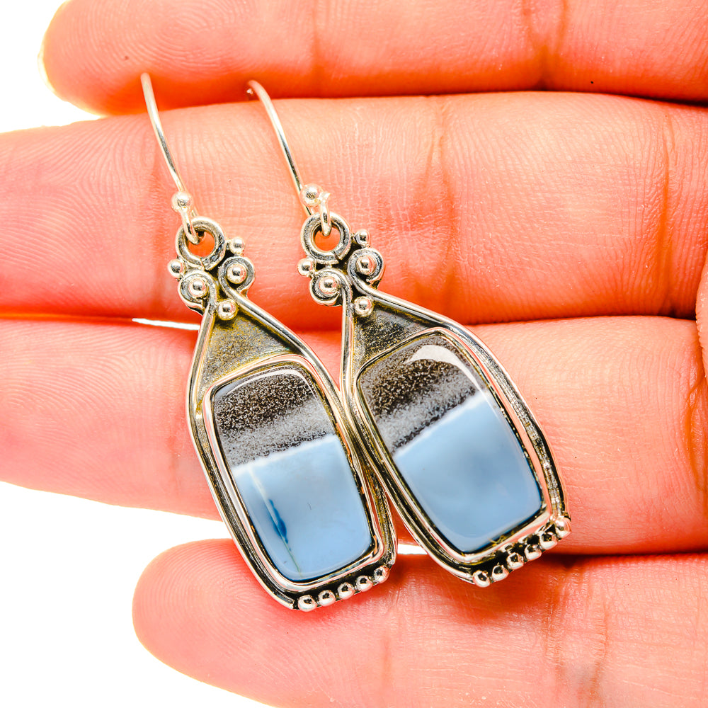 Owyhee Opal Earrings handcrafted by Ana Silver Co - EARR420144