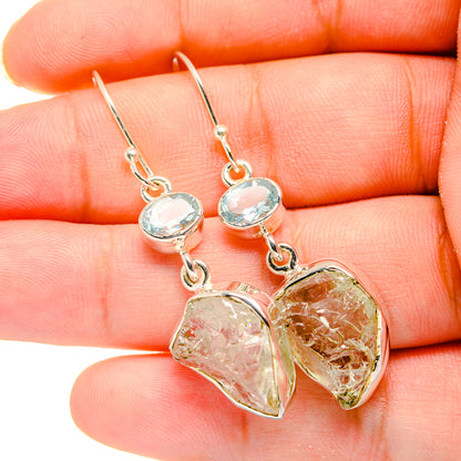 Rainbow Moonstone Earrings handcrafted by Ana Silver Co - EARR420148