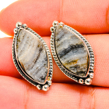 Desert Druzy Earrings handcrafted by Ana Silver Co - EARR420154