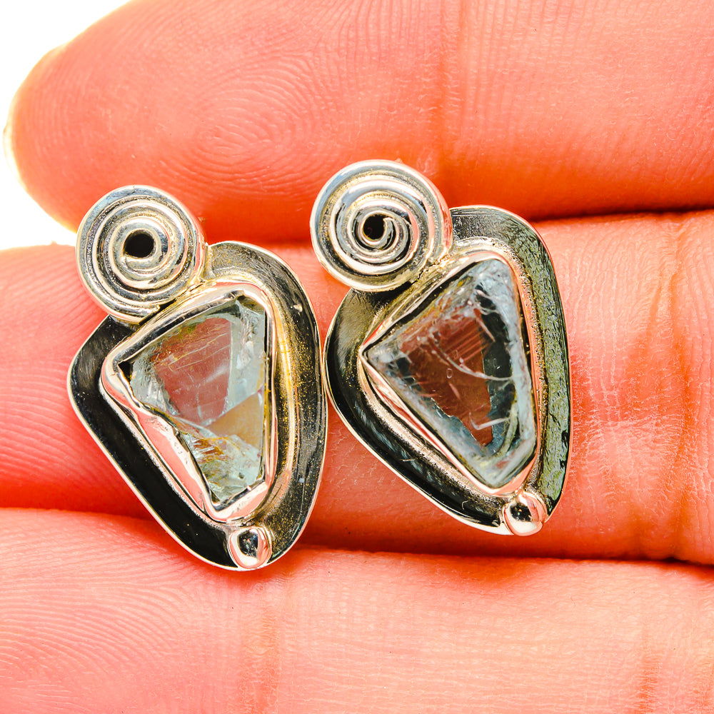 Aquamarine Earrings handcrafted by Ana Silver Co - EARR420157