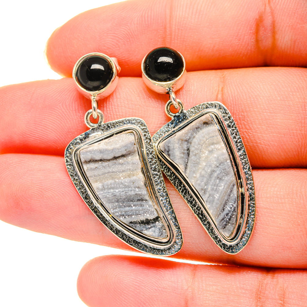 Desert Druzy Earrings handcrafted by Ana Silver Co - EARR420159
