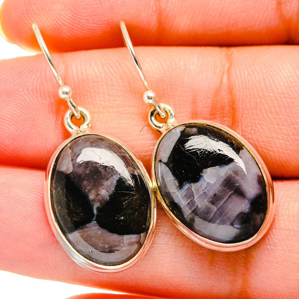 Gabbro Stone Earrings handcrafted by Ana Silver Co - EARR420167