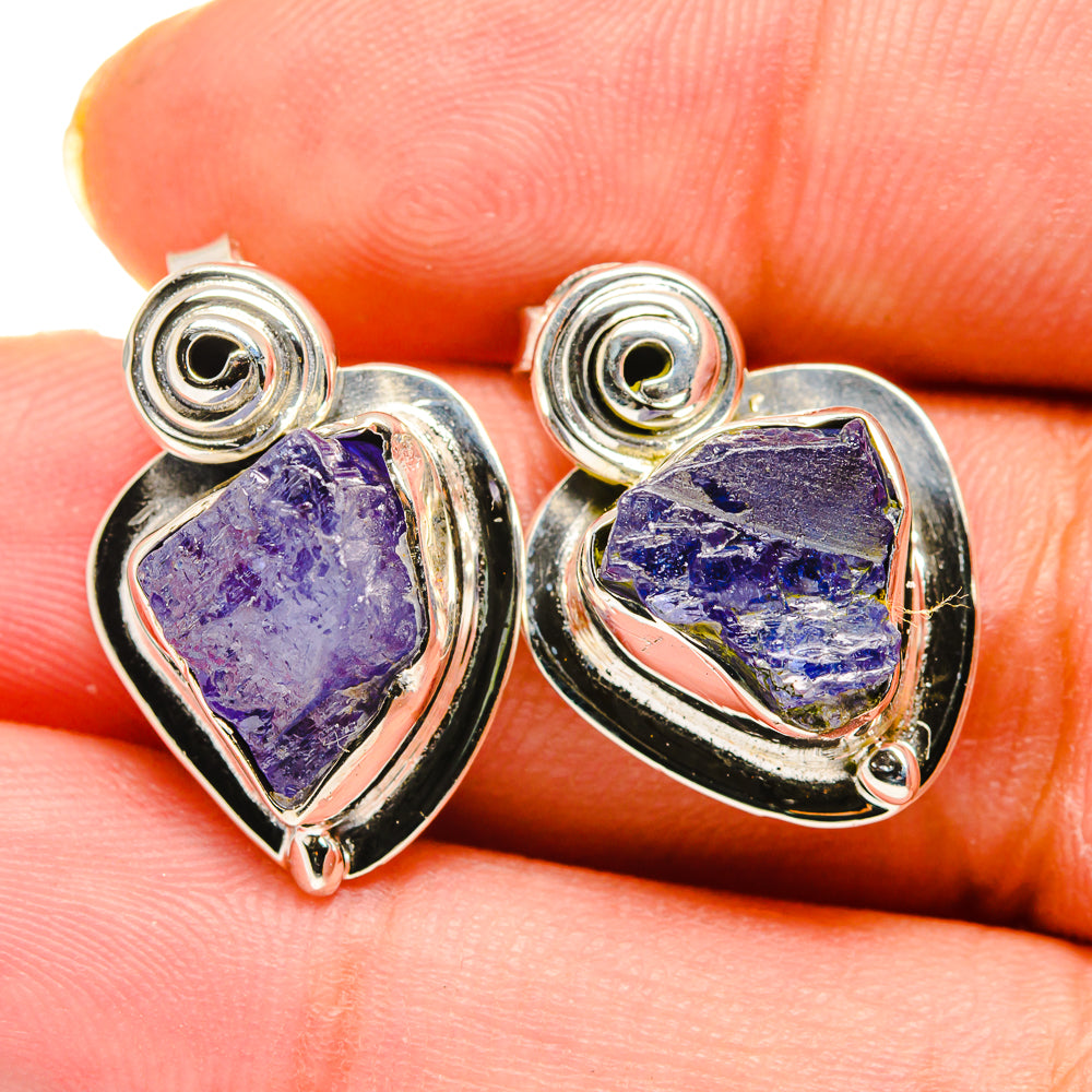 Tanzanite Earrings handcrafted by Ana Silver Co - EARR420169