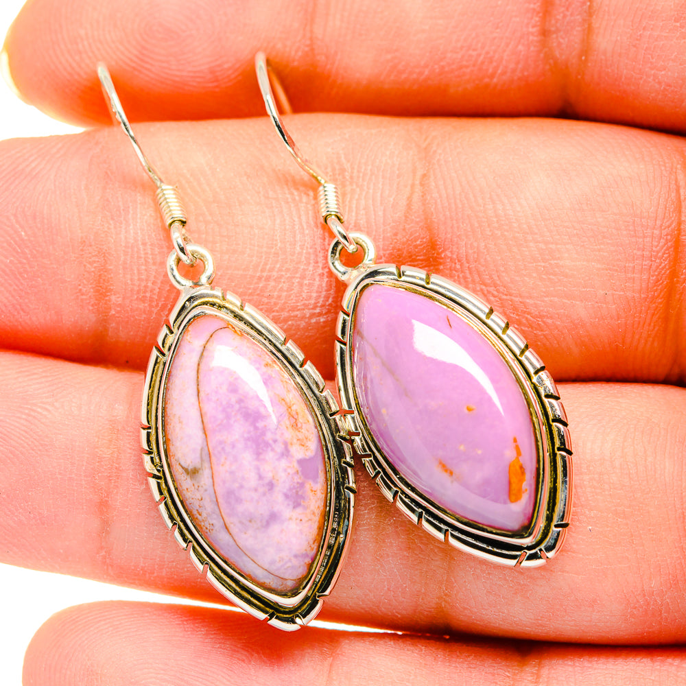 Phosphosiderite Earrings handcrafted by Ana Silver Co - EARR420204