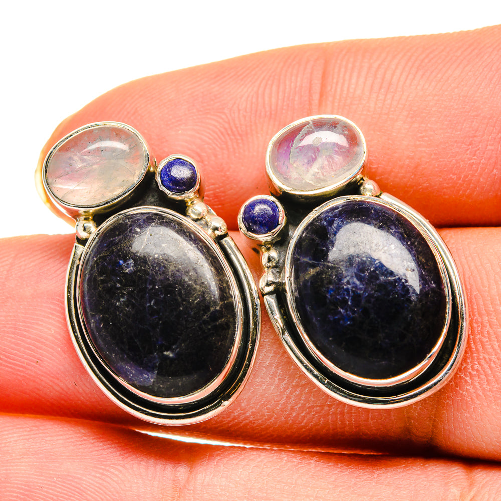 Sodalite Earrings handcrafted by Ana Silver Co - EARR420212
