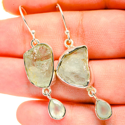 Aquamarine Earrings handcrafted by Ana Silver Co - EARR420221