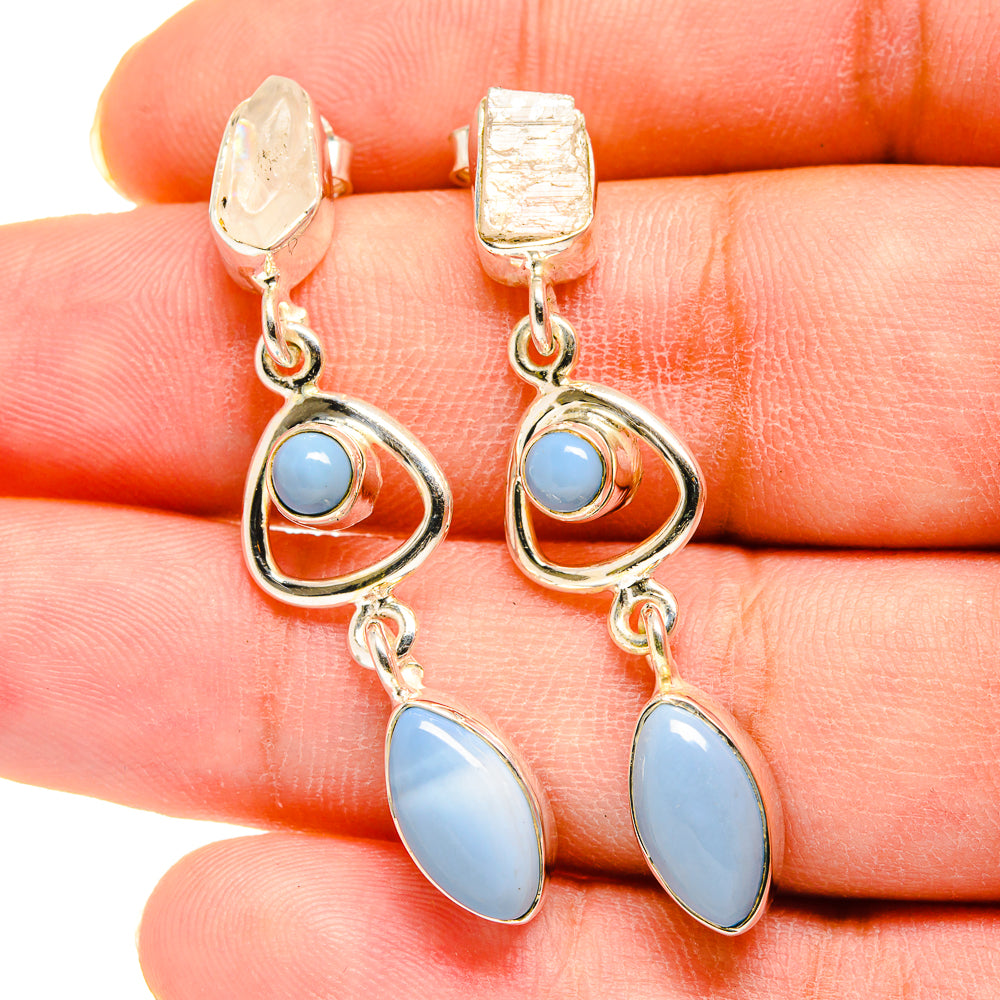 Larimar Earrings handcrafted by Ana Silver Co - EARR420231
