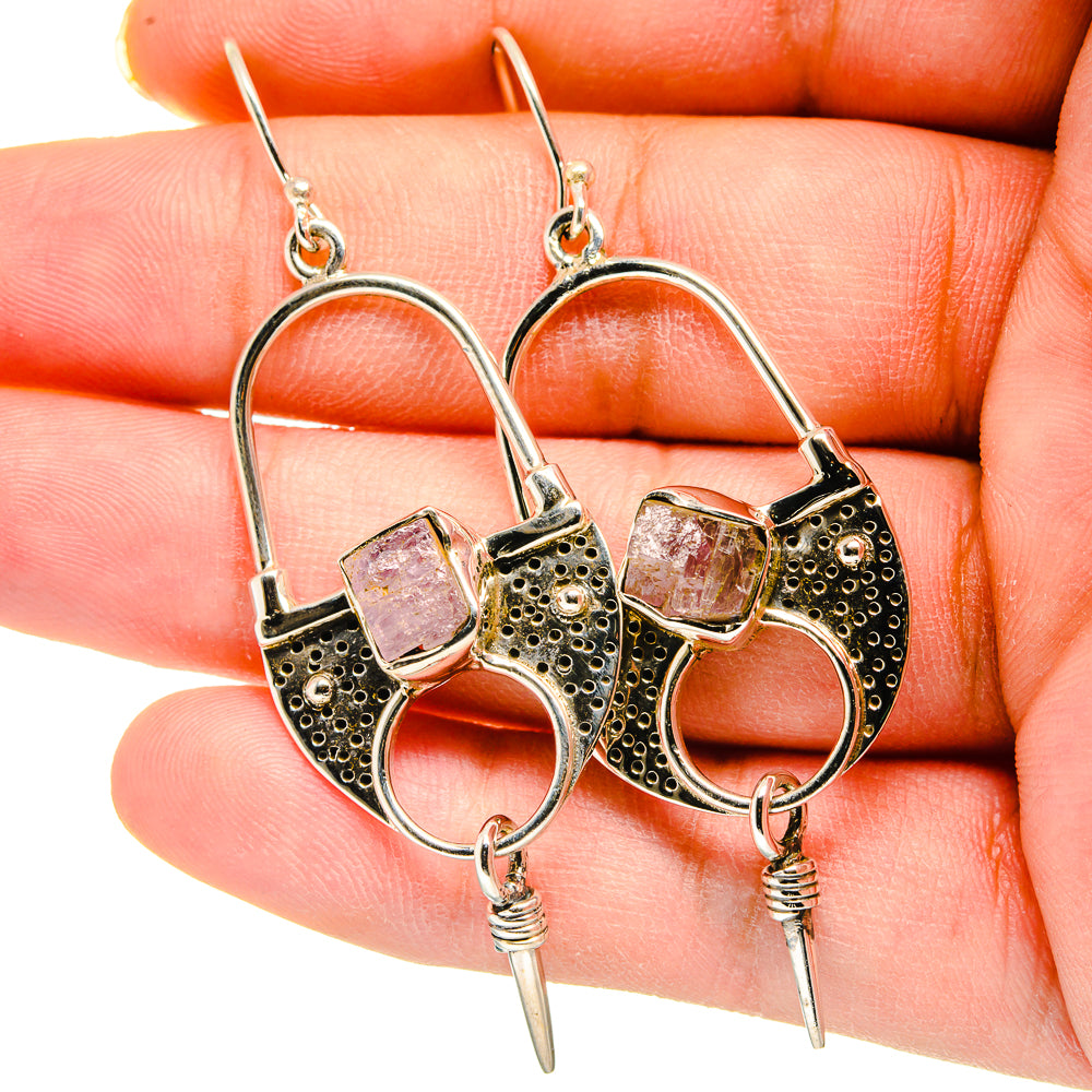 Rose Quartz Earrings handcrafted by Ana Silver Co - EARR420240